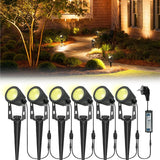 PowerBeam LED Gartenstrahler Außen – Wasserdichte Landschaftsbeleuchtung-Leuchtezauber