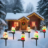 SnowGlow Weihnachts Schneemann Solar LED Wegeleuchten