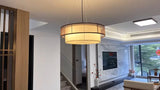 Luxe “SilkAura Moderne Pendelleuchte”