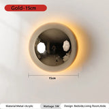 LumiBau Premium Bauhaus Runde Wandleuchte