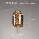 Moderne LED Glas Pendelleuchte – Elegante Designer Hängeleuchte | Dimmbare Deckenbeleuchtung | Stilvolle Wohnraumlampe
