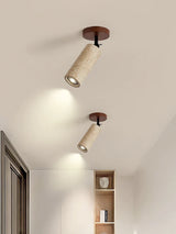 LumiSabi Travertin Naturstein LED Deckenleuchte – Moderne Wabi-Sabi Lampe