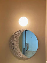 LumoSphere Weiße Glas-Kugel LED Wandleuchte