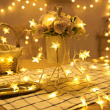 StellaGlow LED Sternen Lichterkette – 51-100 LEDs Batteriebetrieben