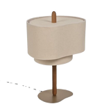 Wabi-Sabi Japanische Stoff-Stehlampe – Minimalistische LED Bodenlampe für Wohnzimmer & Schlafzimmer