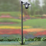 SolarEleganz 2-in-1 Solar-Pfostenlampe-Leuchtezauber