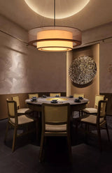 Luxe “SilkAura Moderne Pendelleuchte”