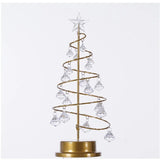 LumiSpiral Kristall-Weihnachtsbaum Tischlampe
