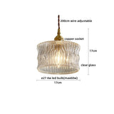 AuroraLuxe LED Pendelleuchte – Kupfer & Glas für Modernes Wohndesign