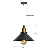 IronGlow Vintage LED Pendelleuchte – Retro Loftlampe für Küche & Esszimmer-Leuchtezauber