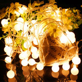USB/Batterie LED Kugel Weihnachtslichter