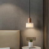 Lumina Wabi-Sabi Luxus Marmor LED Pendelleuchte – Weißer Jade-Stein Hängeleuchte