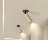 LumiSabi Travertin Naturstein LED Deckenleuchte – Moderne Wabi-Sabi Lampe