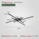 Skandinavische LED Deckenleuchte – Moderne Minimalistische Deckenlampe | Energieeffiziente Wohnraumbeleuchtung | Elegantes Design