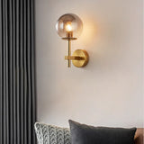 LumiNord – Nordische Moderne LED-Wandleuchte mit Glas-Lichtkugel