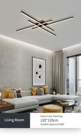 Skandinavische LED Deckenleuchte – Moderne Minimalistische Deckenlampe | Energieeffiziente Wohnraumbeleuchtung | Elegantes Design
