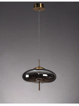 Moderne LED Glas Pendelleuchte – Elegante Designer Hängeleuchte | Dimmbare Deckenbeleuchtung | Stilvolle Wohnraumlampe