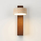 AureaCave Wabi-Sabi Travertin Wandleuchte