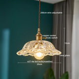 AuroraLuxe LED Pendelleuchte – Kupfer & Glas für Modernes Wohndesign