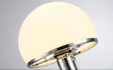 AuroraBauhaus LED Tischlampe – Nordic Glas & Metall Designerleuchte