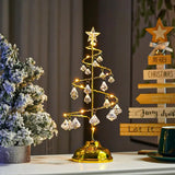 LumiSpiral Kristall-Weihnachtsbaum Tischlampe