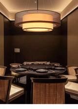 Luxe “SilkAura Moderne Pendelleuchte”