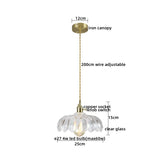 AuroraLuxe LED Pendelleuchte – Kupfer & Glas für Modernes Wohndesign