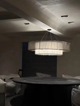 Luxe “SilkAura Moderne Pendelleuchte”