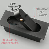 NordicFlex Eingebaute LED Wandleuchte – Drehbare Minimalistische Leselampe