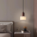 Lumina Wabi-Sabi Luxus Marmor LED Pendelleuchte – Weißer Jade-Stein Hängeleuchte