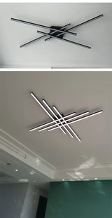 Skandinavische LED Deckenleuchte – Moderne Minimalistische Deckenlampe | Energieeffiziente Wohnraumbeleuchtung | Elegantes Design