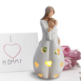 Romantische beige Tischlampe