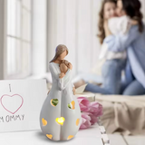Romantische beige Tischlampe