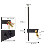 AuroraLuma Nordic Dual LED Wandleuchte