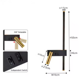 AuroraLuma Nordic Dual LED Wandleuchte