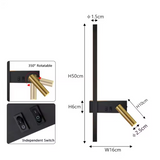 AuroraLuma Nordic Dual LED Wandleuchte