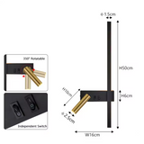 AuroraLuma Nordic Dual LED Wandleuchte