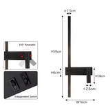 AuroraLuma Nordic Dual LED Wandleuchte
