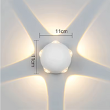 Kugelform Aluminium Wandleuchte