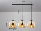 Aurora Glas Pendelleuchte