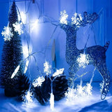 FrostLume LED Schneeflocken-Lichterkette