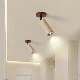 LumiSabi Travertin Naturstein LED Deckenleuchte – Moderne Wabi-Sabi Lampe
