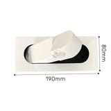 NordicFlex Eingebaute LED Wandleuchte – Drehbare Minimalistische Leselampe
