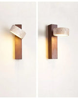 AureaCave Wabi-Sabi Travertin Wandleuchte