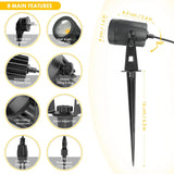 PowerBeam LED Gartenstrahler Außen – Wasserdichte Landschaftsbeleuchtung-Leuchtezauber