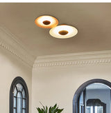 NordicGlow – Moderne Runde LED Wandleuchte im Nordischen Holzdesign