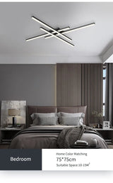 Skandinavische LED Deckenleuchte – Moderne Minimalistische Deckenlampe | Energieeffiziente Wohnraumbeleuchtung | Elegantes Design