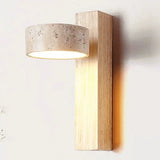 AureaCave Wabi-Sabi Travertin Wandleuchte