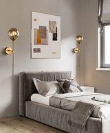 LumoNord Glas-Kugel LED Wandleuchte