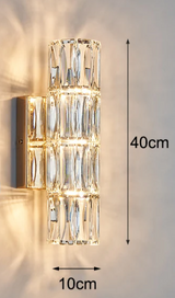 Moderne Luxus-Kristall Wandlampe